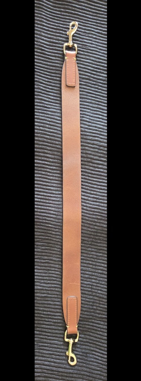 Dooney & Bourke Tan w/Yellow Stitching NWOT Wide Leather Replacement Strap